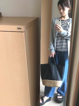 「Teva（テバ）のTeva / プラットフォーム ユニバーサル（サンダル）」を使った、Ayaさん（レディース・154cm）の秋コーディネート