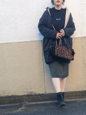 「キルティングコート」｜t3lt-tadtさん（レディース・160cm）の秋コーディネート