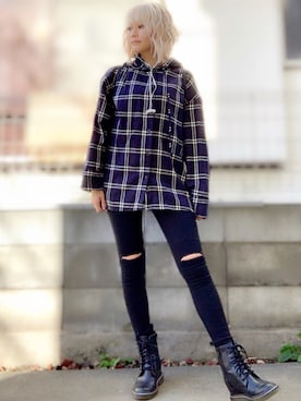 「GYDA（ジェイダ）のアイテム」を使った、sh10wwさん（レディース・158cm・30代）の秋コーディネート