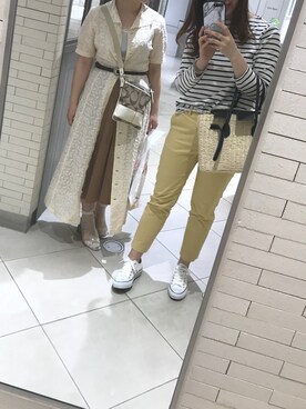 Mさん（レディース・158cm）の春コーディネート