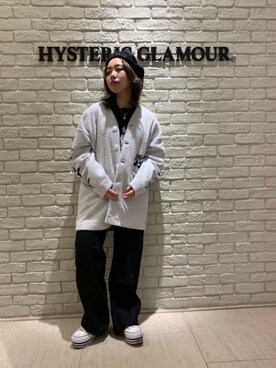 「新作」｜「アイテム（ハンチング/ベレー帽）」を使った、MIUKIさん（レディース・157cm）の冬コーディネート