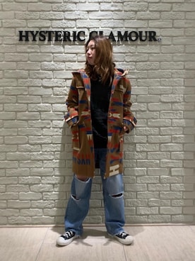 「新作」｜「アイテム（ダッフルコート）」を使った、MIUKIさん（レディース・157cm）の冬コーディネート