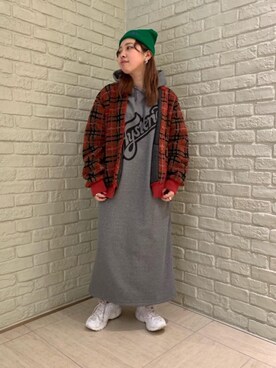 MIUKIさん（レディース・157cm）の冬コーディネート