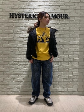 「新作」｜「アイテム（ミリタリージャケット）」を使った、MIUKIさん（レディース・157cm）の冬コーディネート