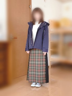 「SHIPS（シップス）のアイテム（ブルゾン）」を使った、さーりんさん（レディース・153cm）の春コーディネート