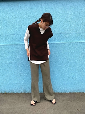 「cepo（セポ）のアイテム」を使った、マリンさん（レディース・165cm）の春コーディネート