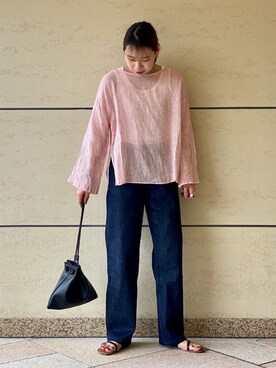 「siiwa（シーワ）のアイテム」を使った、マリンさん（レディース・165cm）の春コーディネート