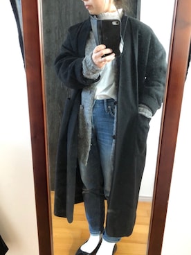 「LUCA/LADY LUCK LUCA（ルカ/レディラックルカ）のアイテム（ジャケット/アウター）」を使った、keeさん（レディース・151cm）の冬コーディネート