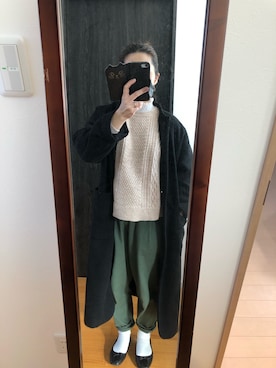「LUCA/LADY LUCK LUCA（ルカ/レディラックルカ）のアイテム（ジャケット/アウター）」を使った、keeさん（レディース・151cm）の冬コーディネート