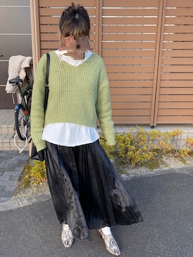 𝙱 𝙸 𝚆 𝙰      さん（レディース・158cm）の冬コーディネート