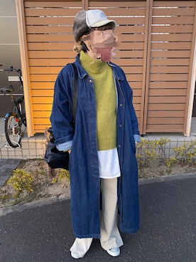 「お正月」｜「アイテム（スラックス）」を使った、𝙱 𝙸 𝚆 𝙰      さん（レディース・158cm）の冬コーディネート