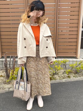 𝙱 𝙸 𝚆 𝙰 さん(レディース・158cm)の春コーディネート