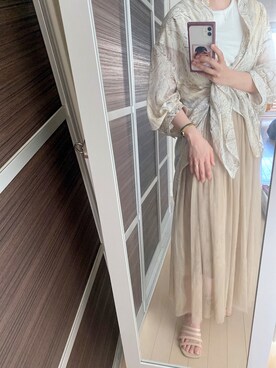 𝙱 𝙸 𝚆 𝙰      さん（レディース・158cm）の夏コーディネート