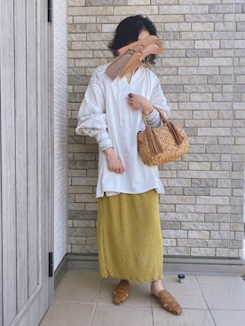 𝙱 𝙸 𝚆 𝙰      さん（レディース・158cm）の春コーディネート