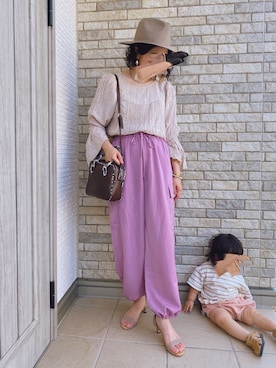 𝙱 𝙸 𝚆 𝙰      さん（レディース・158cm）の夏コーディネート