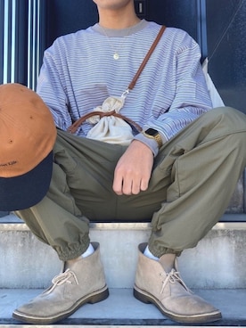 「ボーター」｜oto🧦さん（メンズ・178cm）の冬コーディネート