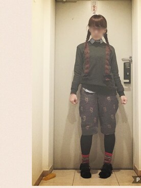 なちゲノムさん（レディース・156cm）の冬コーディネート