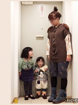 なちゲノムさん（レディース・156cm）の冬コーディネート
