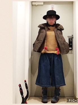 なちゲノムさん（レディース・156cm）の冬コーディネート