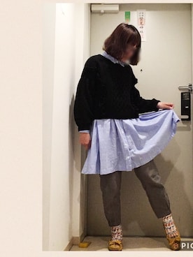 なちゲノムさん（レディース・156cm）の冬コーディネート