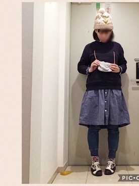 なちゲノムさん（レディース・156cm）の冬コーディネート