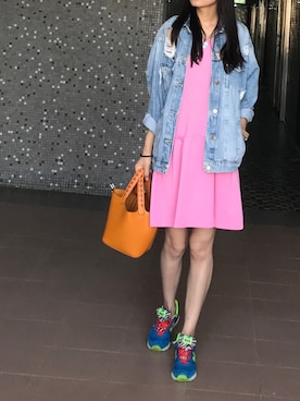 「b+ab（ビープラスエービー）のアイテム」を使った、CLokさん（レディース・171cm）の秋コーディネート