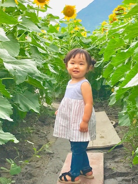 makiさん（キッズ・90cm）の夏コーディネート