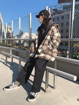 李宇さん（レディース・163cm）の冬コーディネート