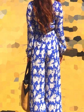 「SPIRALGIRL（スパイラルガール）のアイテム（オールインワン・サロペット）」を使った、れいさん（レディース・163cm）の夏コーディネート