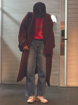 Beckyさん（レディース・171cm）の冬コーディネート