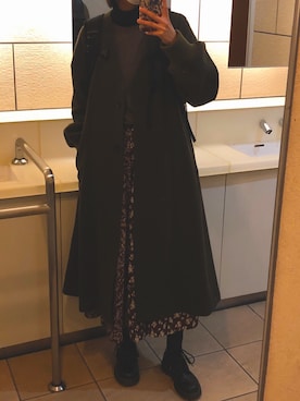 「mici（ミチ）のアイテム（ジャケット/アウター）」を使った、Beckyさん（レディース・171cm）の秋コーディネート