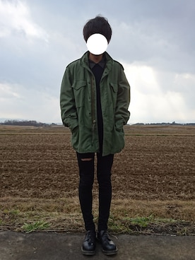 「正月」｜「アイテム（その他）」を使った、Aさん（メンズ・176cm）の冬コーディネート