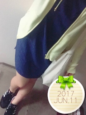 「アクティブ」｜「アイテム（ワンピース）」を使った、めろさん（レディース・158cm）の夏コーディネート