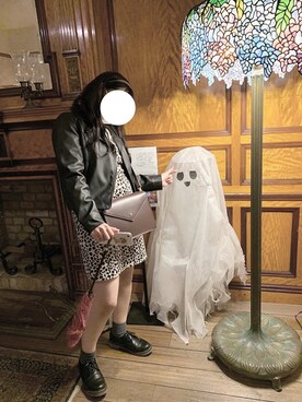 「moi tytto（モイテュット）の2wayレターバッグ（ショルダーバッグ、ブラウン系）」を使った、れなさん（レディース・155cm）の秋コーディネート