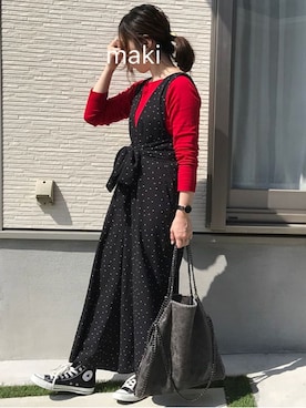 makiさん(レディース・165cm)の春コーディネート