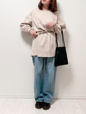 「AmbreNeige」｜「アイテム（ローファー）」を使った、anmiさん（レディース・156cm）の春コーディネート