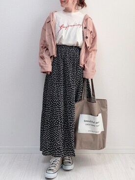 anmiさん（レディース・156cm）の春コーディネート