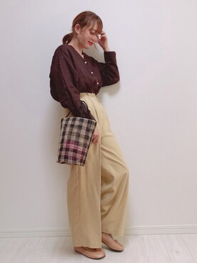 anmiさん（レディース・156cm）の春コーディネート