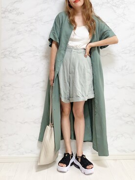 anmiさん（レディース・156cm）の夏コーディネート