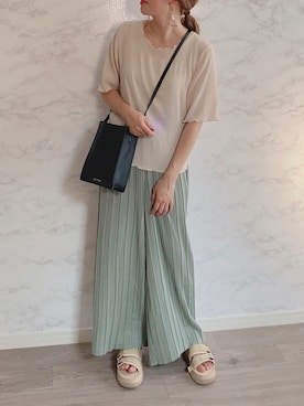 anmiさん（レディース・156cm）の夏コーディネート