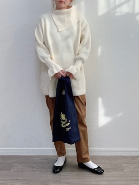 「AmbreNeige」｜「アイテム（バレエシューズ）」を使った、anmiさん（レディース・156cm）の冬コーディネート