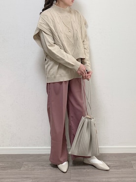 anmiさん（レディース・156cm）の冬コーディネート