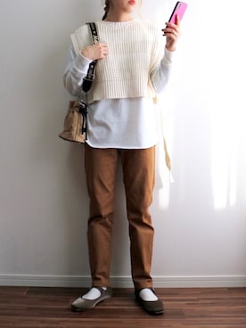 anmiさん（レディース・156cm）の冬コーディネート