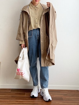 「nike」｜「アイテム（その他アウター）」を使った、anmiさん（レディース・156cm）の春コーディネート