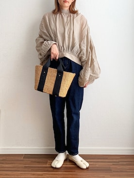 「AmbreNeige」｜「アイテム（ハンドバッグ）」を使った、anmiさん（レディース・156cm）の春コーディネート