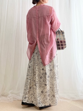 「HALIN（ハリン）のアイテム」を使った、anmiさん（レディース・156cm）の春コーディネート