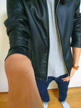 「Sputnik（スプートニク）のアイテム」を使った、takeさん（メンズ・175cm）の秋コーディネート