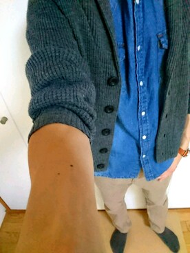 「Sputnik（スプートニク）のアイテム」を使った、takeさん（メンズ・175cm）の秋コーディネート