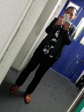 👿         さん（メンズ・178cm）の冬コーディネート