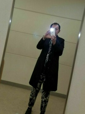 「Paul Smith（ポールスミス）のアイテム（チェスターコート）」を使った、👿         さん（メンズ・178cm）の冬コーディネート